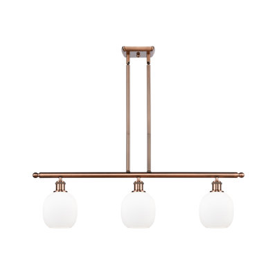 Carlucci 3 - Light Kitchen Island Pendant