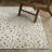Harlow Abstract Spots Beige/ Black Area Rug-850138326