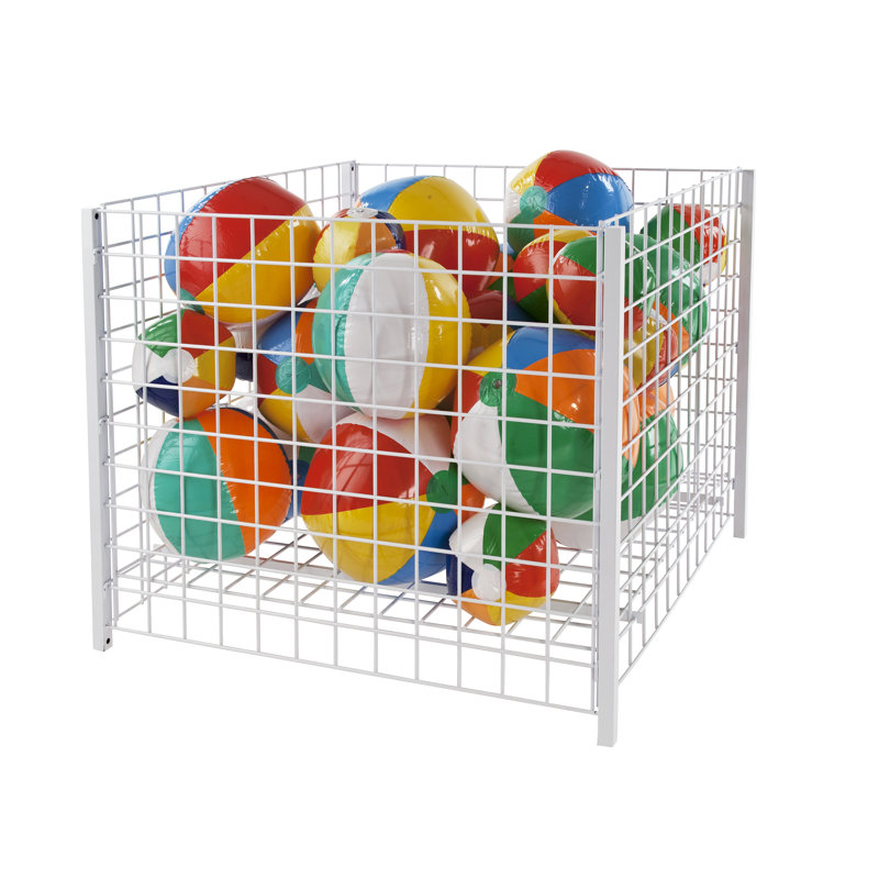 Rebrilliant Decorative Basket, White, 32" H x 36" W x 36" D