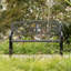 Banc de parc en métal Barty