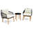 Kama 2 - Person Patio Conversation Set with Cushions