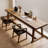 Walnut Rectangular Solid Wood Writing desk-1171691873
