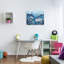 Illustration d'un enfant sous-marin, requin-baleine - peinture-60025485-60025493