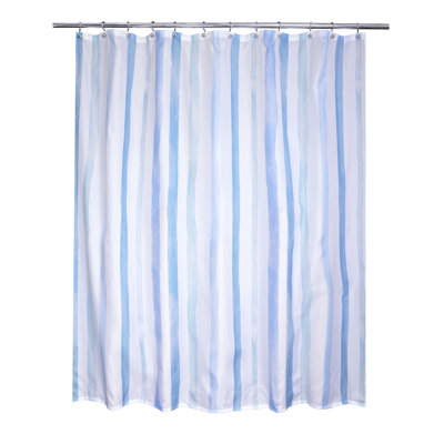 Rideau de douche rayé simple