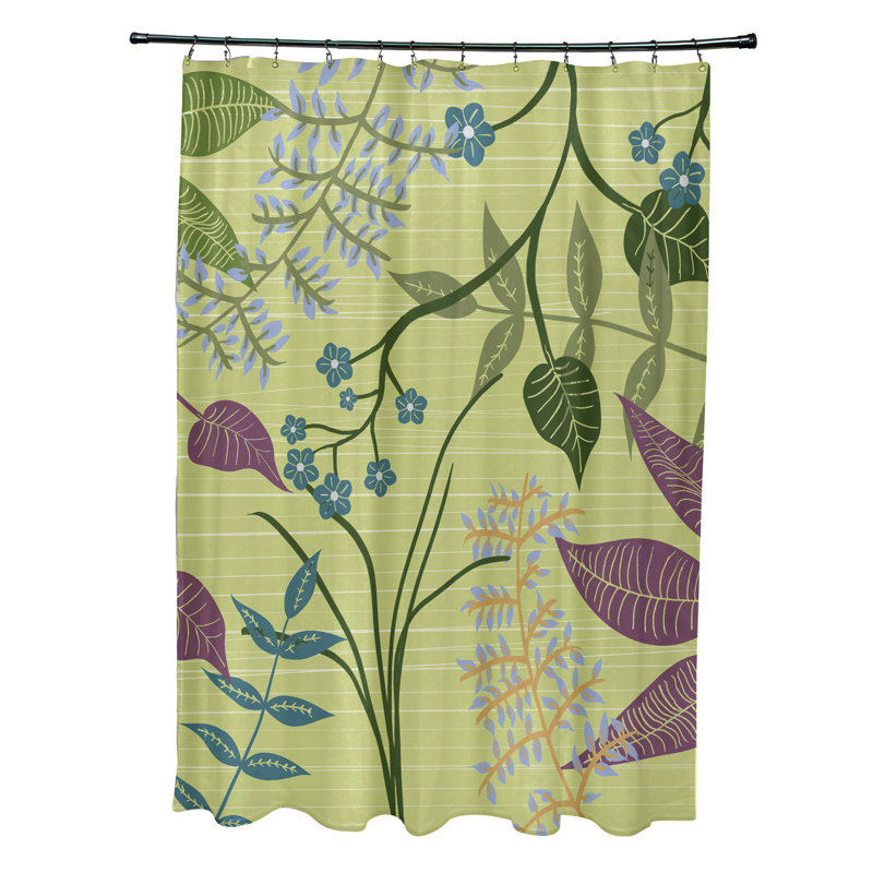 Rideau de douche simple Slezak, Vert