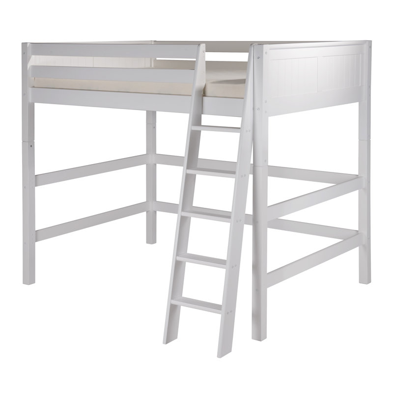 Snari Loft Bed, White, Full