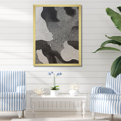 «Gray Abstract Corals VI», reproduction sur toile