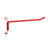6" Gridwall Metal Hooks, Red