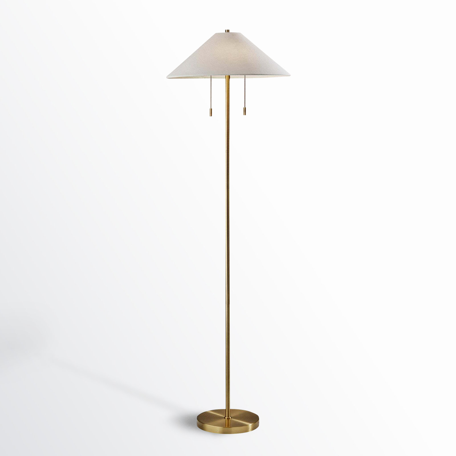 Joss & Main Finley 60.5'' Brass Traditional Floor Lamp & Reviews | Joss & Main