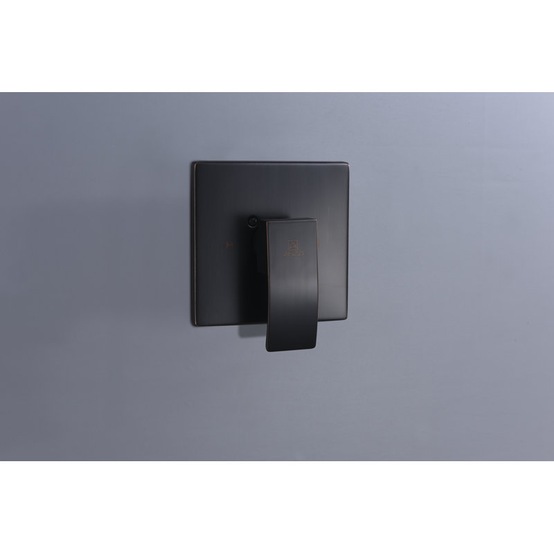 Oil Rubbed Bronze Wall Mounted Rain Shower Panel