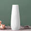 Vase en céramique blanc 8,4 "