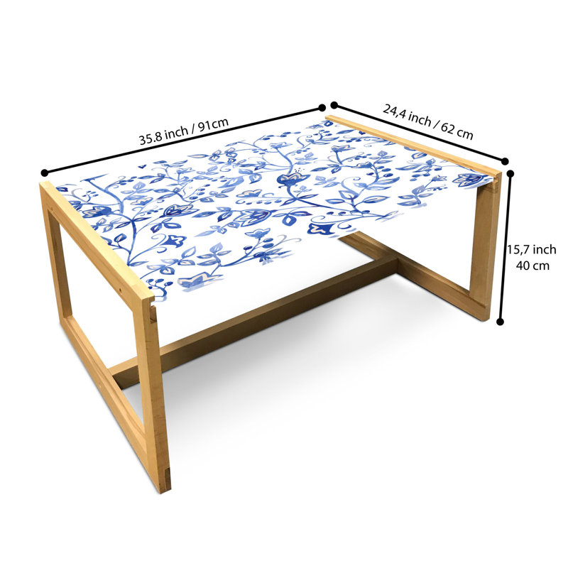 Jamella Sled Coffee Table, 40cm H x 91cm W x 62cm D
