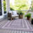 Machine Washable Indoor/Outdoor Xhevrie Lavender Rug-951147691