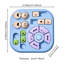 Jouet pour chien interactif pour petits / moyens chiens, distributeur de friandises à alimentation lente 4 en 1