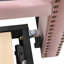 Lit de jour simple rembourré rose avec fonction gigogne gigogne rose-1293603130