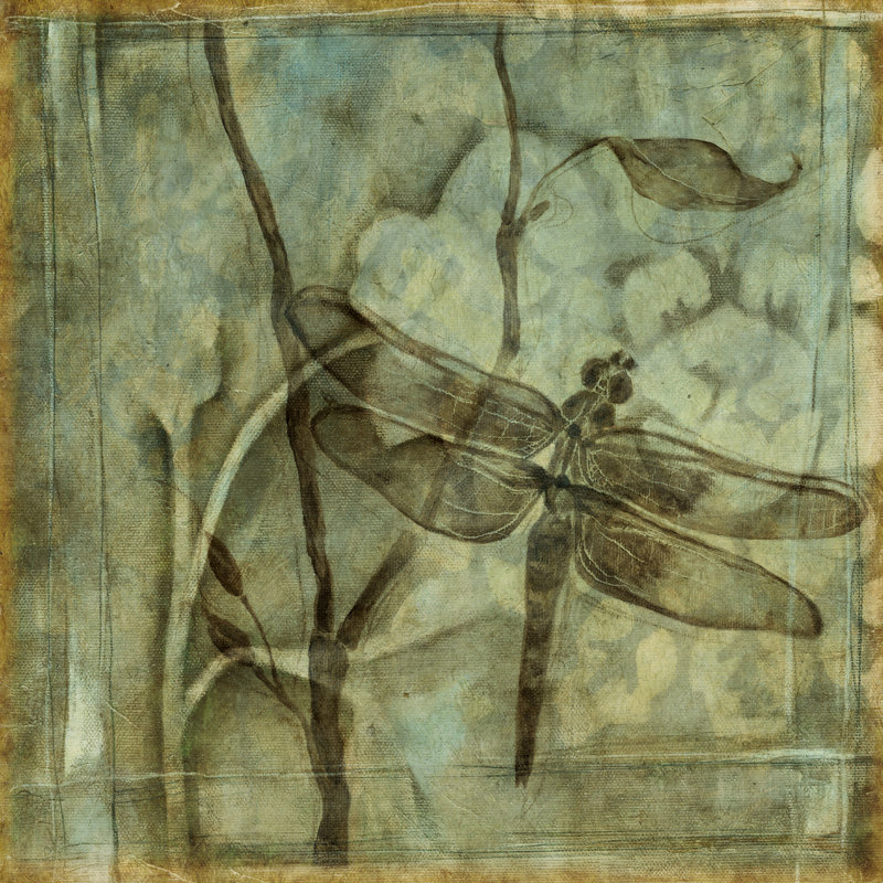 Small Ethereal Wings II by Jennifer Goldberger - Wrapped Canvas Art Prints, 30cm H x 30cm W x 3.8cm D