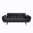 Kuebbing 74'' Velvet Convertible Sofa-162008040