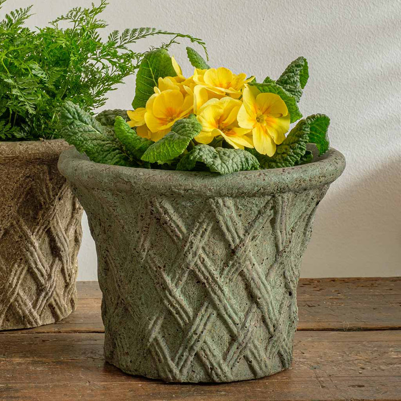 Pot à fleurs en béton antique, Pietra Nuova