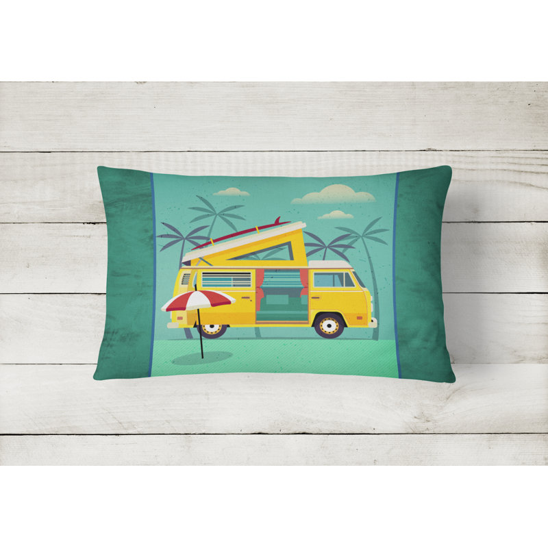 Greatest Adventure Camper Van Lumbar Pillow