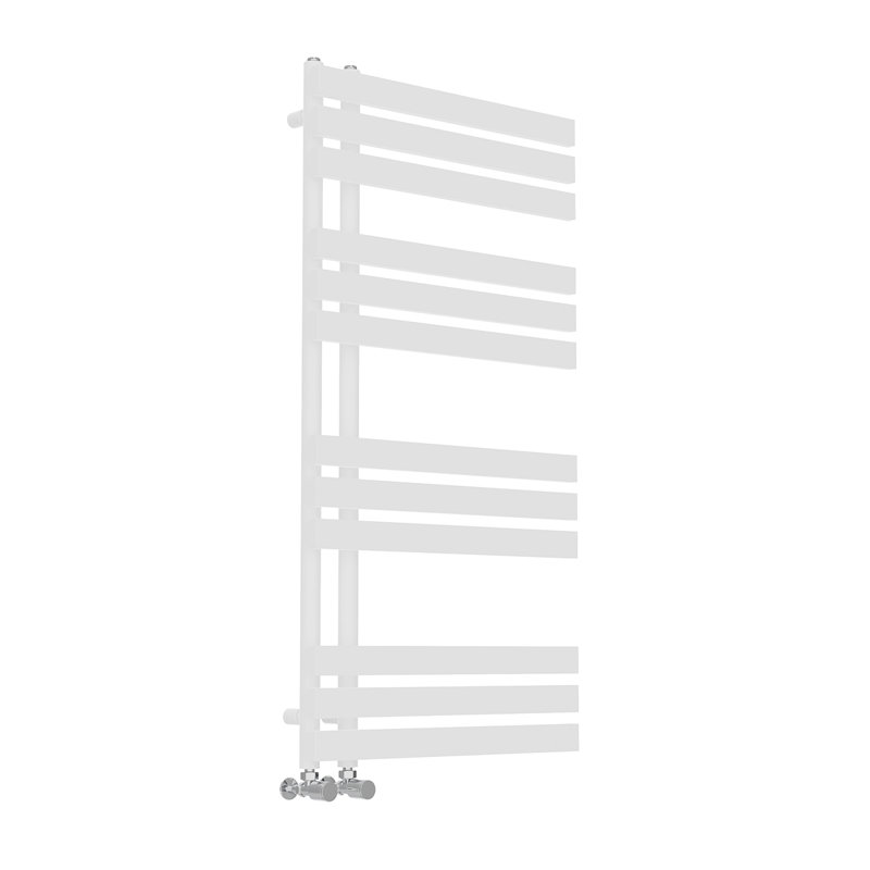 Arulappu Designer Towel Rail Heated Towel Rails, 120cm H x 60cm W, White