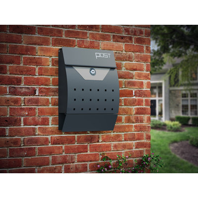 Sembrini Steel Wall Mounted Letter Box
