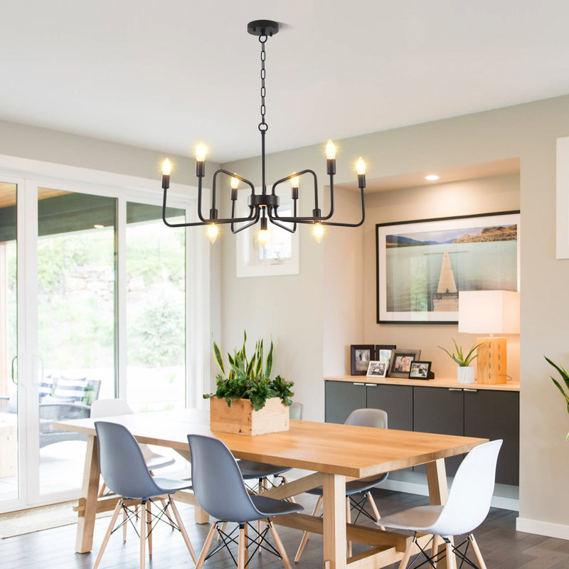 9-light Dimmable Classic / Traditional Chandelier