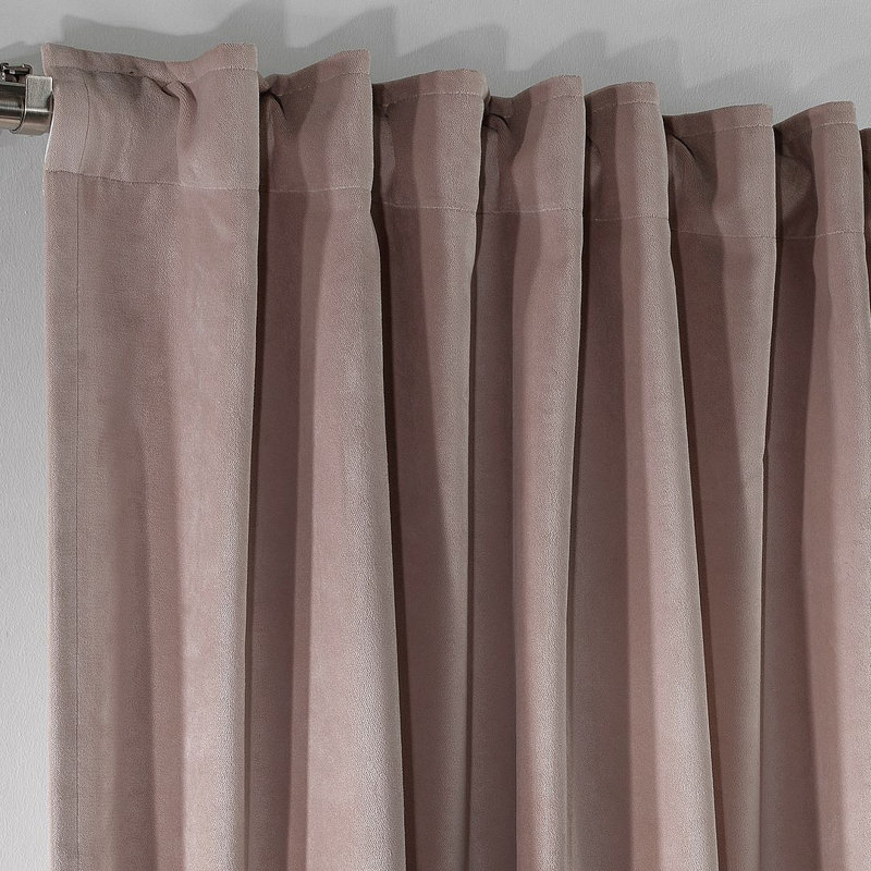 Soft Touch Velvet Kitchen Valance, 100 W x 60 D cm, 14 Salt
