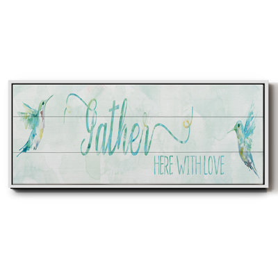 «Gather Here», toile encadrée