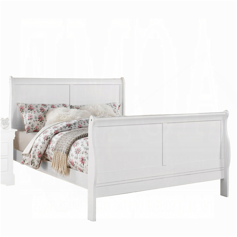 White Queen Bed, Queen