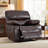 39.8'' Wide Modern Upholstered Faux Leather Manual Reclining Sofa With Pillow Top Arm(Set Of 2)-572900838