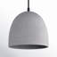 Beyla 1 - Light Concrete Dome Pendant