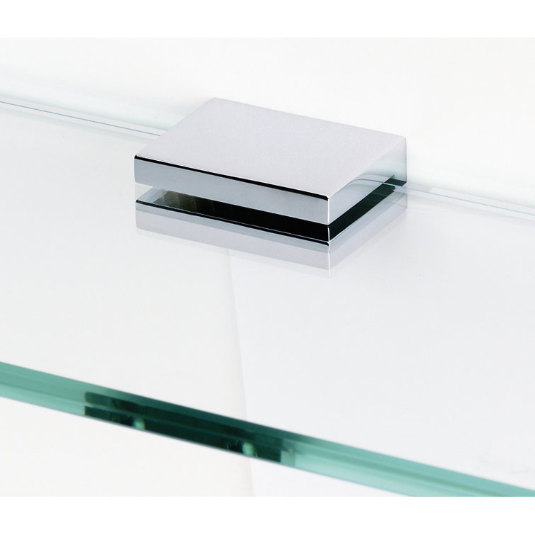 Contemporary II Shelf Brackets Only with Brass Construction