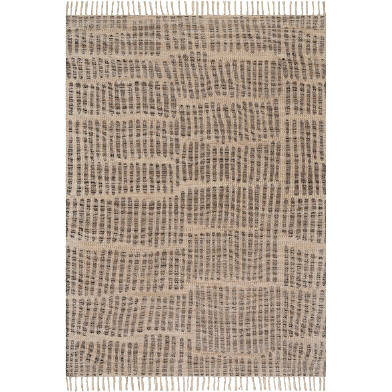 Tapis tissé à la main Carmeon Hamilton Arlo, Rectangle 4pi x 6 pi