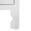 Table de chevet Farrux en blanc délavé