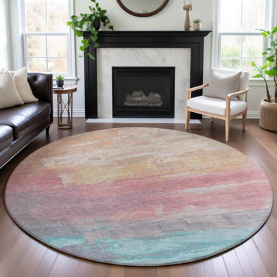 Tapis abstrait Premium Sykora AMF1473 lavable à la machine
