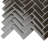 11"X 12.6" Herringbone Polished Glass Mosaic Tile-61266929