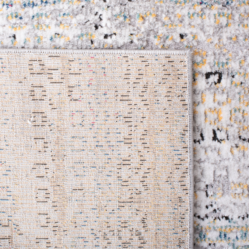 Porcello 900 Performance Abstract Rug, Square 6'7"