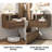 Floating Nightstand With Decorative Embossed Pattern-1257718116