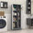 65"h Broom Closet Storage Cabinet, Utility Closet For Brooms And Mops, Cleaning Metal Storage Cabinet With Pegboard And Hanging Rod, Metal Cabinet With Doors And Adjustable Shelves,garage,grey-124794762