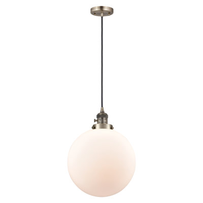 1 - Light Single Globe Pendant
