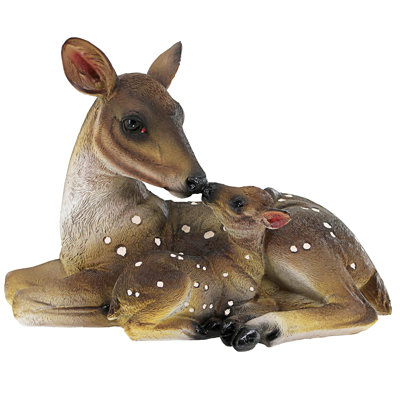 Statue «Mère biche et fauve»