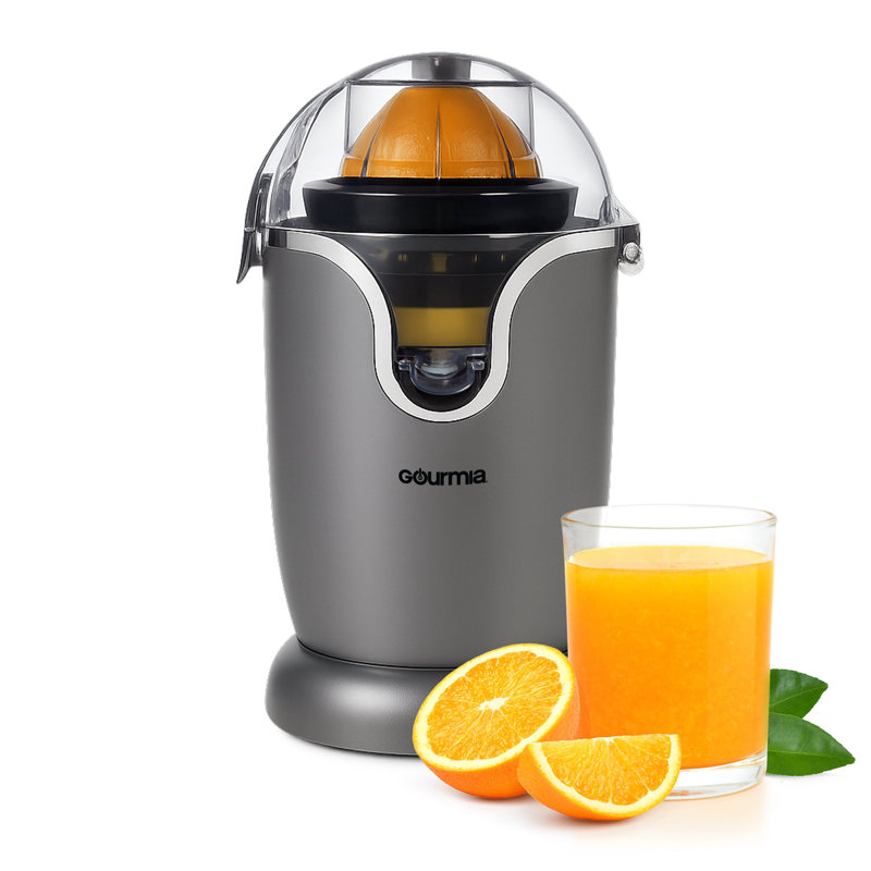 Presse-agrumes automatique Gourmia, mains libres, cône universel, moteur silencieux