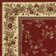 Tapis rouge / beige / ivoire Weisgerber