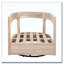Fauteuil club d'extérieur pivotant en bois-85171663