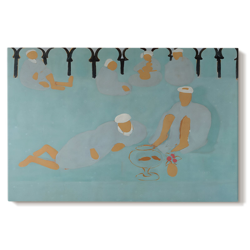 Arab Coffeehouse (Le Café Maure) - Henri Matisse - Toile tendue avec châssis - 1912-1913, 32 x 48