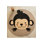 Washable Dido Collection Beige Monkey Patterned Creative Modern Decorative Area Rug