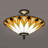 Semi Flush Mount Ceiling Light(3* E26 Bulbs (Not Included) )