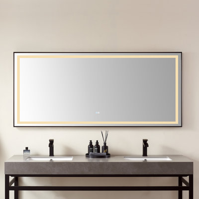 Metal Flat Wall Mirror