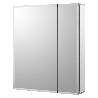 Armoire à pharmacie 2 portes sans cadre avec 2 tablettes réglables Ebern