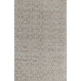 Jakat Cotton and Wool Damask Area Rug